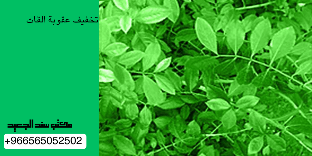 تخفيف عقوبة القات