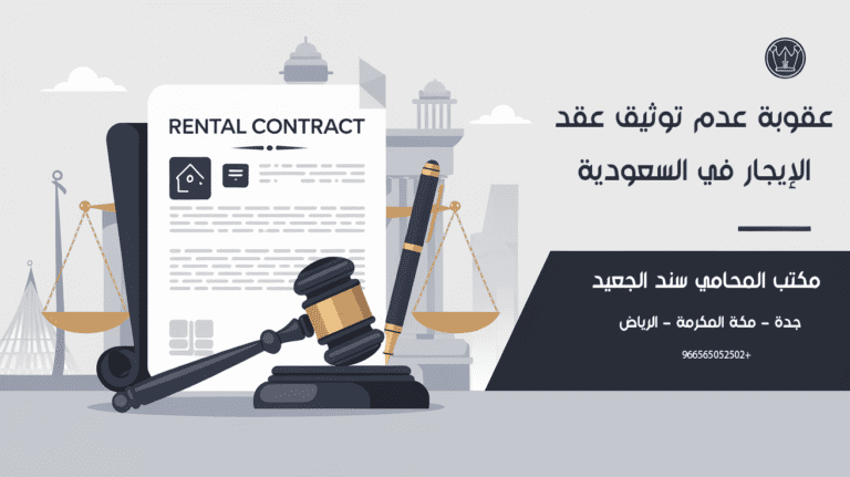 عقوبة عدم توثيق عقد الإيجار في السعودية 9 عقوبة عدم توثيق عقد الإيجار في السعودية