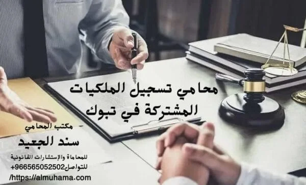محامي تسجيل الملكيات المشتركة في تبوك 1 محامي تسجيل الملكيات المشتركة في تبوك