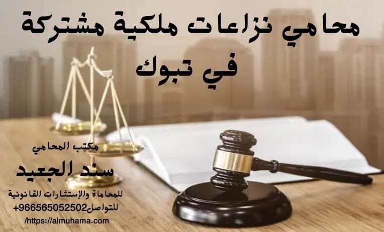 محامي نزاعات ملكية مشتركة في تبوك