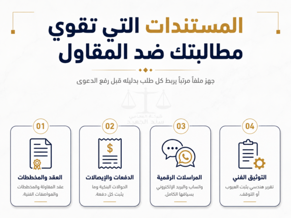 كيف اخذ حقي من مقاول نصب علي 2 المستندات التي تقوي مطالبتك ضد المقال